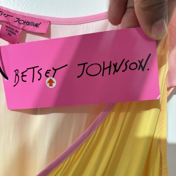 NWT BETSEY JOHNSON Rainbow Sunrise Ombré Dress XLarge Party Wedding Anniversary - Picture 6 of 10